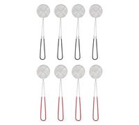 TOPINCN 8 Pièces Spoon de Passoire D'araignée en Acier Inoxydable, Cuillères à Paster de Pot Chaude Petite écumeur de Fil Collante en Mailles écumées Scoops avec Poignée pour Tortellini
