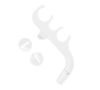 TOPINCN Accessoire de Toilette pour Bidet Fin, Double Buse Autonettoyante avec Buse Inclinée, Voie D'eau Soudée par Ultrasons de 6 Mm pour le Nettoyage Menstruel et Maternel
