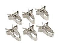 TOPINCN Acier Inoxydable - Pince Alimentaire/Support Vogel Kageig Mangeur Licou 6pcs pour Les Perruches