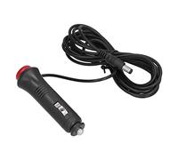 TOPINCN Adaptateur de Câble D'alimentation Allume-cigare Noir avec Cordon de, Bouton de Commutation Pratique pour Accessoires électroniques de Voiture