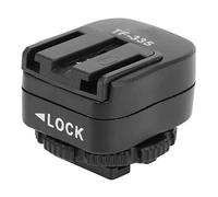 TOPINCN Adaptateur de Chaussure Chaude pour Flash TTL A7 A7S avec Port PC, ABS et Métal Durables, compatibilité Parfaite pour la Photographie