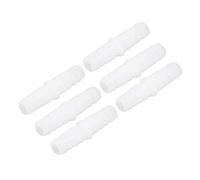 TOPINCN Adaptateur de Raccord cannelé de Tuyau en plastique : Union de Joint de Réparation D'épissure Barbelée égale Droite sans Odeur et sans Odeur - 10 Pièces, adapté à un Usage Pharmaceutique