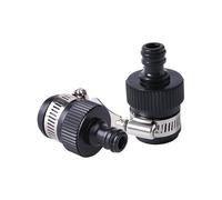 TOPINCN Adaptateur de Tuyau de Robinet, Installation Facile, Taille D'entrée Standard pour Robinets avec Matériau ABS et Caoutchouc