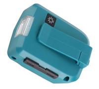 TOPINCN Adaptateur D'éclairage LED Batterie au Lithium 14,4-20 V Chargeur de Source d'alimentation Double USB pour Atelier de Réparation Automobile Chantier de Construction Marche Camping Pêche (#2)