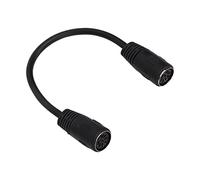 TOPINCN Adaptateur DIN 8 Broches Femelle vers Femelle, Câble Sonore en PVC de Haute qualité, Transmission de Signal Claire, Câble D'extension de 0,66 Pieds pour équipement Audiovisuel | Facile à