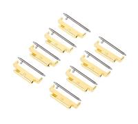 TOPINCN Adaptateurs pour Bracelets de Montre en Métal, Lot de 4 Paires de Connecteurs de Rechange électroplaqués pour Bracelets de 18 à 22 Mm, avec Verrouillage sécurisé et Finition