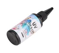 TOPINCN Adhésif Transparent à Durcissement Rapide en Résine UV pour les Décorations Artisanales, Colle UV Transparente pour la Fabrication de Bijoux, Matériau en Résine, Bricolage Artisanal (60g)