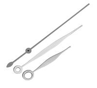 TOPINCN Aiguilles de Montre Argentées et Noires pour Mouvement ETA2824 - Ensemble de Remplacement Idéal pour Les Horlogers - 3 Pièces (Silver)