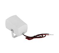 TOPINCN Alarme de Sirène Filaire 110 DB Horn Sonore électronique pour Le Système de sécurité du Véhicule Domestique avec Support de Fer Robuste à Basse Tension DC 12V