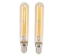 TOPINCN Ampoule LED à économie D'énergie 4W E14, Lampe Tubulaire 2300K sans Scintillement pour Salle de Bain et Restaurant, Paquet de 2 T20x120 (GOLD)