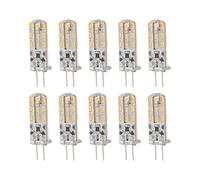 TOPINCN Ampoule LED G4 1.5W 12V DC, Blanc Chaud 3000K 110LM, Ampoules à Deux Broches, Non Variable, pour éclairage D'armoire, Camping-car, Cour