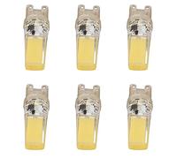 TOPINCN Ampoule LED G9 9 W 500 Lm COB Variable 360 degrés sans Scintillement sans éblouissement Protection des Yeux pour Plafonniers Lustres Armoires Lampes Murales Lampes de Table 220 V (lumière