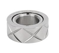 TOPINCN Anneau d'anxiété du Doigt du Doigt Toy de Soulagement de Contrainte Portable pour la Maison de Bureau en Acier Inoxydable Anneau de Détachable pour Les Mains Agitées