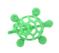 TOPINCN Anneau de Dentition pour bébé, Moufle de Dentition en Silicone Tortue pour Bébés, Anneau de Doux à Croquer avec un Matériau Sûr pour Apaiser les Gencives et Soulager (GREEN)