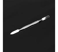 TOPINCN Applicateur de Spatule de Cire de Cicatrice Antidérapante à Double extrémité en Acier Inoxydable pour le Maquillage D'effets Spéciaux, Portable Léger et Durable pour la Gravure du Visage,