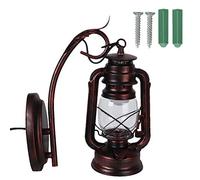 TOPINCN Applique Murale, Lanterne Murale Vintage avec Haute luminosité, Lampe Murale Antique de Ferme, Lumière de Décoration Murale pour Chambre à Coucher, Salon, Salle à Manger, café,