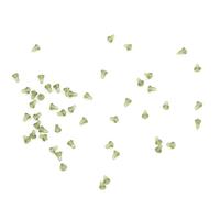 TOPINCN Arrêtoirs D'appâts de Haute qualité pour la Pêche à la Carpe, avec Un Design Durable pour Le Gréement des Cheveux, en Plastique Noir et Transparent, 50 Pièces (Green)