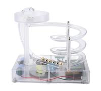 TOPINCN Art Perpetual Motion Machine Desk Toy, Balance Physical Modèle D'énergie Non arrêté Ball Touet Newtons Science Physique Gadgets Ornement de Décoration de Bureau (Clair)