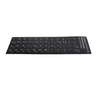 TOPINCN Autocollant de Clavier Coréen, Fond Noir Durable pour Ordinateur Portable, PC de Bureau, Accessoire pour Amoureux de la Langue Coréenne