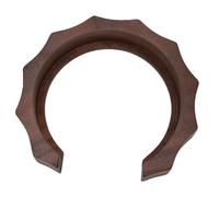 TOPINCN Bague Anti-éclaboussure pour Tête de Groupe, Forme Vague en Bois de Noyer, pour Usage avec Robinet