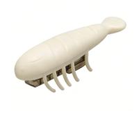 TOPINCN Balle de Jouet Interactif pour Chat, Jouet pour Chat à Déplacement Automatique, d'exercice électronique Interactif pour Chaton avec Matériau TPU Résistant aux Morsures, pour (Poisson Beige)