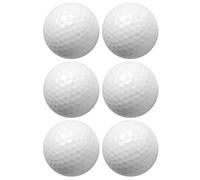 TOPINCN Balle de Lumineuse à LED Lumineuse et Durable pour L'entraînement de Jour et de Nuit, 6 Balles de en Caoutchouc Synthétique Bleu/Rouge/Orange pour Les Golfeurs et Les Amateurs D'entraînement