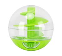 TOPINCN Balle D'entraînement pour Distributeur de Friandises pour Animaux de Compagnie, Jouet D'enrichissement de Morsure à Alimentation Lente en Spirale, Balle de Distribution (Green)