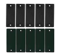 TOPINCN Bande D'étiquette UHF Anti-métal, 10 Pièces Programmables EPC 96 Bits pour la sécurité de la Maison ABS Noir 78x30MM