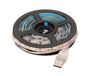 TOPINCN Bande LED de Croissance pour Plantes, Spectre Complet, Étanche, Alimenté par USB 5V, 3 Mètres, pour Culture Hydroponique et Tente de Culture