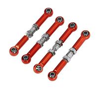 TOPINCN Barre de RC 4PCS pour FMS 1/24 FCX24 RC Car, Haute Précision (Rouge)