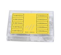 TOPINCN Barre de Tube de Montre, Arbre de Connexion Solide et Durable pour Remplacement de Bracelet de Montre, 100 Pièces pour Atelier de Réparation de