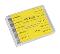 TOPINCN Barres de Fermoir de Bracelet de Montre Professionnelles, Accessoire de Réparation, Barres de Pression Haute dureté, Broches, Extrémités de Rivets en Acier de qualité Supérieure, 10 Tailles