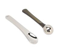 TOPINCN Bâton Applicateur de Sérum en Alliage de Zinc en Forme de Cuillère pour Crème pour les Yeux pour un Massage Rafraîchissant des Yeux