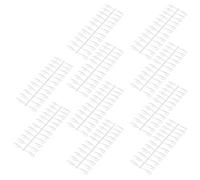 TOPINCN Bâtonnets pour échantillons D'ongles, 240 Pièces, Reflètent la Couleur Originale, Pratiques à Ranger et à Transporter pour le Tableau D'affichage du Nail Art, 10 Rangées (Forme longue