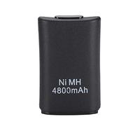 TOPINCN Batterie Haute capacité 4800 MAh pour 360, Alimentation de Secours Pratique pour Les Jeux, Comprend 2 Batteries, Câble et Base, Idéale pour Les Joueurs à 360°