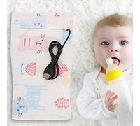 TOPINCN Biberon USB Keep Isolation de la Couverture de Voyage au Lait Portable au Chaud pour la Nutrition pour Nourrisson à Haute qualité Coton Spandex Mélère Mixte Solution Parfaite pour les