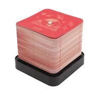 TOPINCN Bloc-Notes 3D Blue Earth, Calendrier de Bureau 2025, Notes Autocollantes en Papier sculpté, Bloc-Notes d'art 3D, Décoration de Bureau Créative pour Le Bureau à Domicile (Rouge)