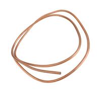 TOPINCN Bobine de Tube en Cuivre C1100 T2 de 2 M pour Réfrigérateur et Climatiseur, Tuyau en Cuivre Pliable de 8 Mm/6 Mm OD/ID, Tube de Bobine de de Réfrigération Longue Durée