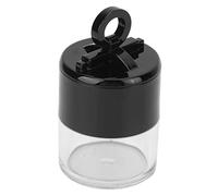 TOPINCN Boîte à Poudre Libre en Forme de Champignon, Scellée et Portable pour les Maquilleurs du Visage, en Plastique Durable de Taille Mini Transparente