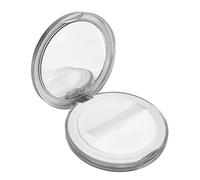 TOPINCN Boîte à Poudre Libre Portable Rechargeable avec Couvercle scellé pour Poudre de Maquillage et Récipient à Blush pour Femmes-matériau ABS