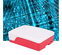 TOPINCN Boîte/Couvercle de Boîtier 4B, Trou de Transmission de la Lumière, Design, adapté à la 4ème Génération, Idéal pour Les Amateurs de Bricolage, Couleur : Blanc Rouge (Blanc Rouge)