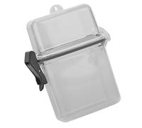 TOPINCN Boîte de Joint de Kayak de Surf, Boîtier étanche Facile à Ouvrir, Boîte de Joint de Kayak en Plastique Jaune Transparent pour Petits Appareils Portables (#13)