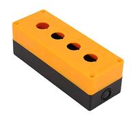 TOPINCN Boîtier de Commande de Commutateur étanche Durable, 22 Mm pour Interrupteurs à Bouton, ABS Ignifuge, Parfait pour le Contrôle sur le Terrain, Disponible en Jaune/blanc (YELLOW)