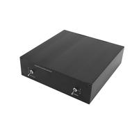 TOPINCN Boîtier de Commutation de Haut-Parleur D'amplificateur, Sélecteur en Aluminium Durable pour Home Cinéma, Distribution Sonore de Haute qualité, 2 Sorties de Haut-Parleur
