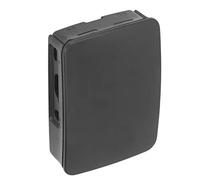 TOPINCN Boîtier de Micro-Ordinateur pour 3 B+ avec Matériau ABS Ignifuge Durable et Ports D'accès - Noir