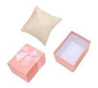 TOPINCN Boîtier de Montre, Petite Boîte de Rangement Compacte pour Montres Intelligentes, Anti-Rayures, pour Offrir et Ranger, Anniversaire de Noël (Pink)