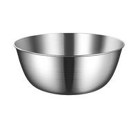 TOPINCN Bol à Mélanger en Acier Inoxydable, Bols à Mélange de Base Plate Professionnelle de Grande capacité pour les Cuisines à Domicile et Commerciales (22 cm)