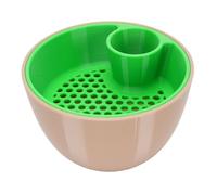 TOPINCN Bol à Pistache, Bol de Service de Collation Moderne avec Support de Coquille intégré pour Noix et Collations, de Cuisine élégant en ABS pour les Repas à la Maison (Style 3)