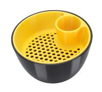 TOPINCN Bol à Pistache, Bol de Service de Collation Moderne avec Support de Coquille intégré pour Noix et Collations, de Cuisine élégant en ABS pour les Repas à la Maison (Style 2)
