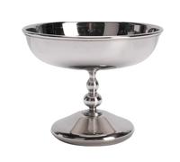 TOPINCN Bols à Dessert en Acier Inoxydable, Tasse à Crème Glacée, Bol Dessert élégant sur Pied pour Collations la Crème Glacée, Salade de Fruits, avec un Design sophistiqué pour le (2401-2)